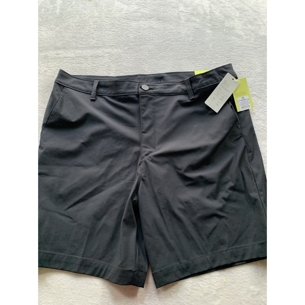 Men's 360 Lifestyle Golf Shorts 8" All In Motion Black Size 38 New With Tags